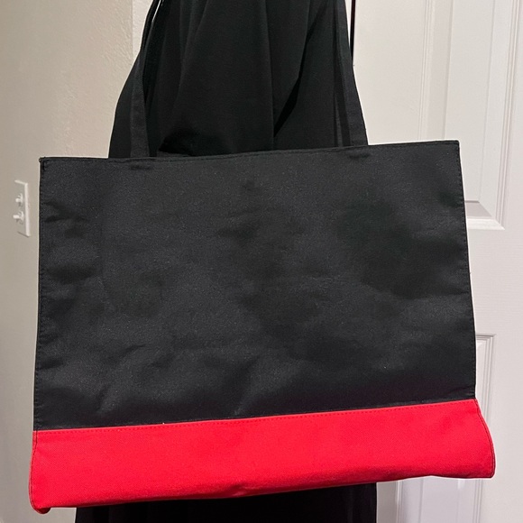 Lancome exclusive red& black tote bag - Picture 2 of 4
